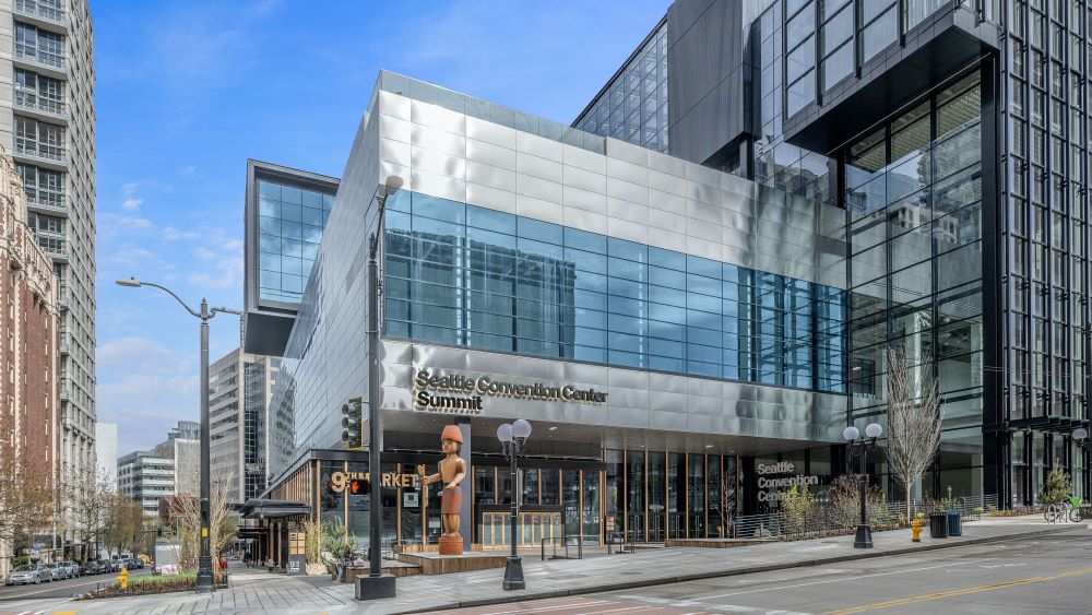 Summit building at Seattle Convention Center exterior