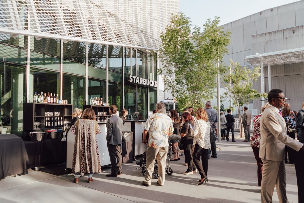 Outdoor reception at the SAFE Credit Union Convention Center