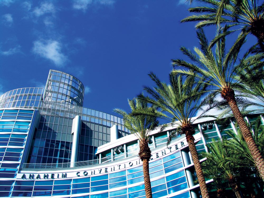 Exterior of Anaheim Convention Center