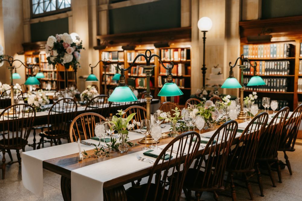 Event at Boston Public Library's Bates Hall