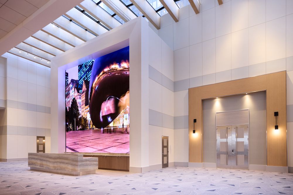 Crystal Ballroom prefunction space at Hyatt Regency Chicago