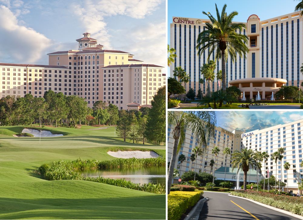 Three convention hotels from Rosen Hotels & Resorts