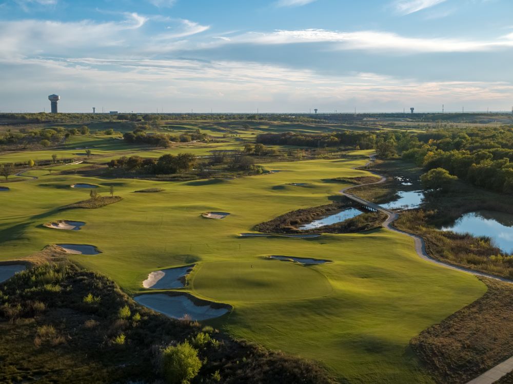 Fields Ranch West golf course aerial view