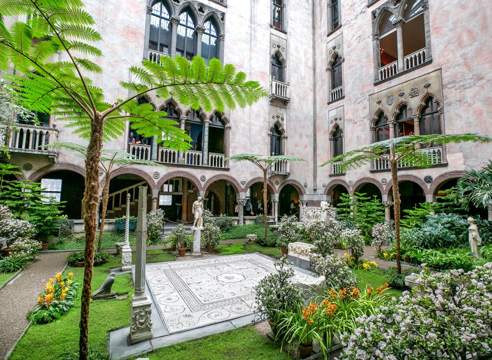 Courtyard at Isabella Stewart Gardner Museum
