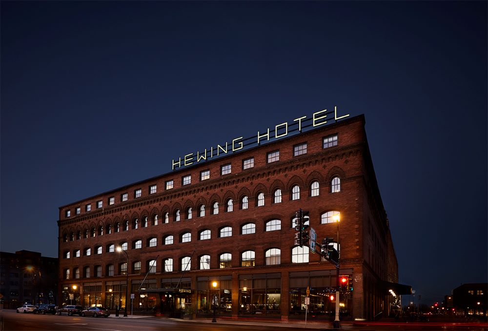 Hewing Hotel exterior