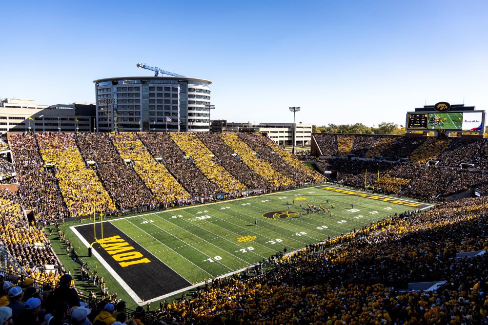 Iowa vs. Minnesota football game at Kinnick Stadium in Iowa City