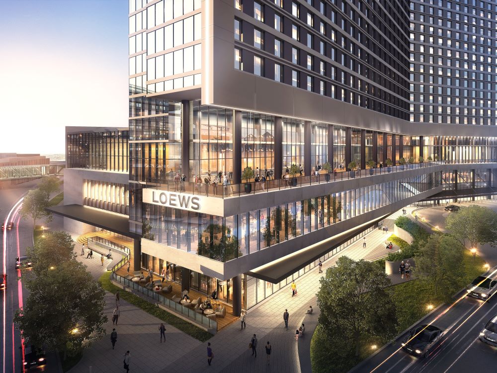 Loews Arlington Hotel rendering