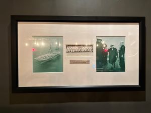 Image of USS Randolph hanging at Fort Lauderdale Marriott Harbor Beach