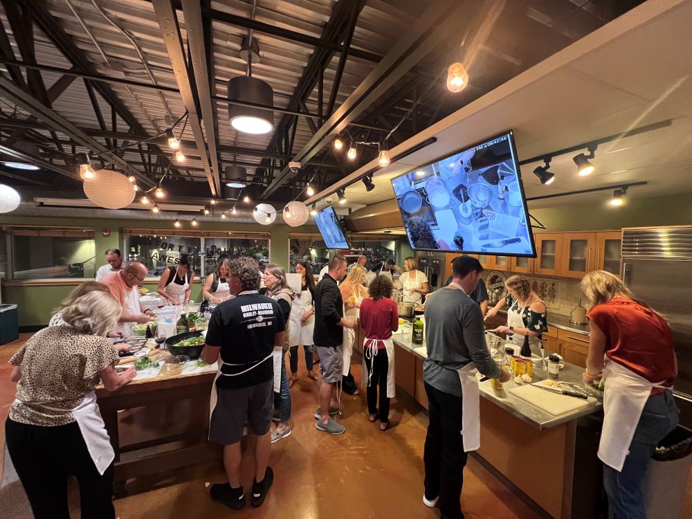 Cooking class at Milwaukee Public Market