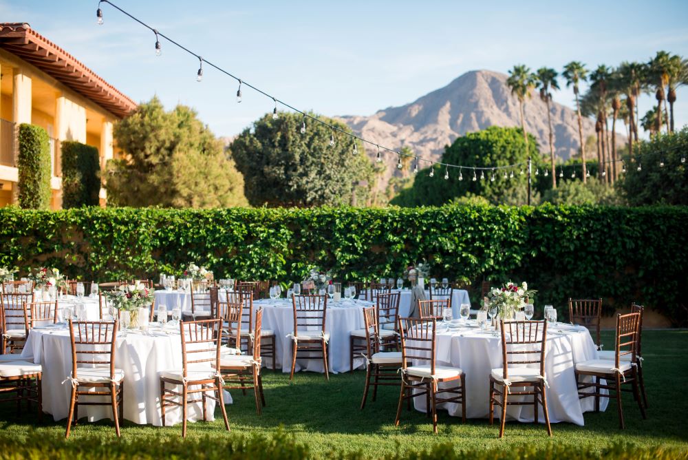 Miramonte Indian Wells Resort & Spa outdoor event setup