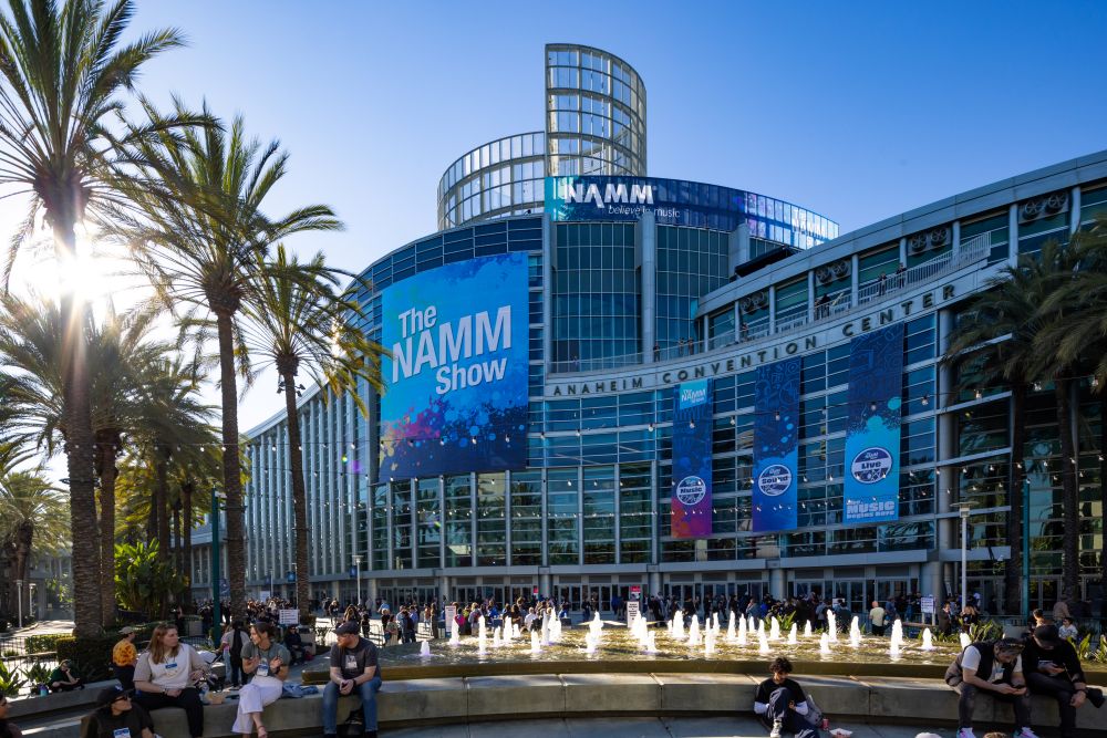 NAMM show at Anaheim Convention Center