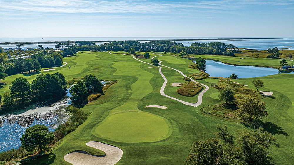 Golf course in Ocean City, Maryland