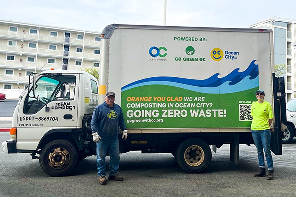 Go Green with Ocean City truck