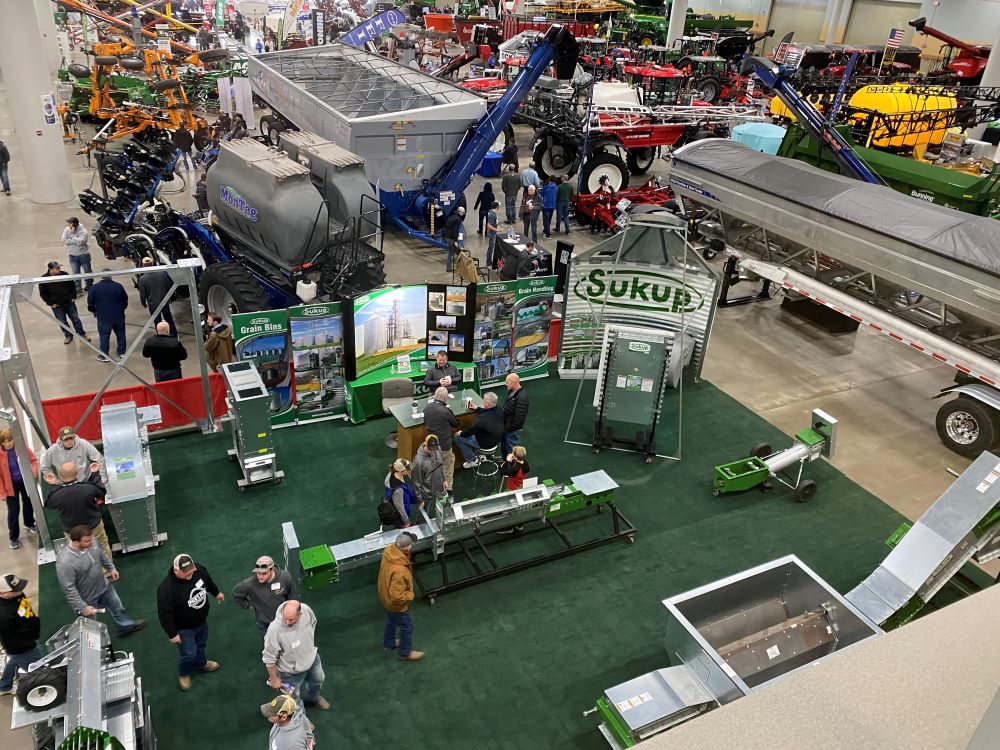Overview of HyVee Hall at Iowa Ag Expo