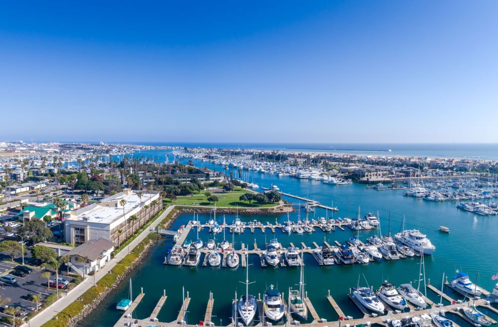 Aerial of Oxnard, California