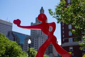 Public art sculpture in Providence