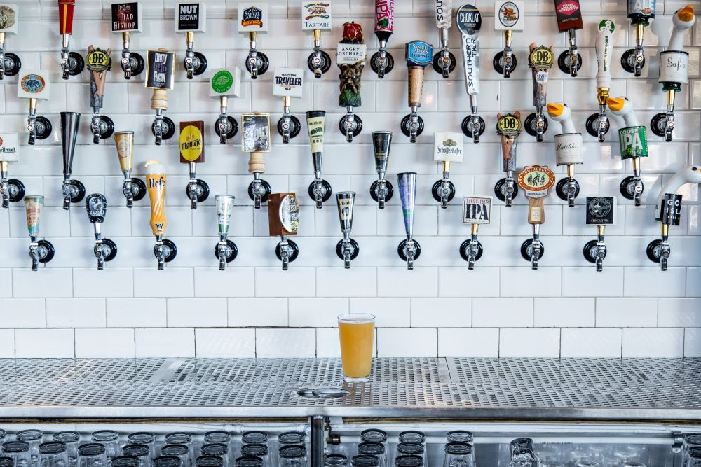 Raleigh beer garden taps