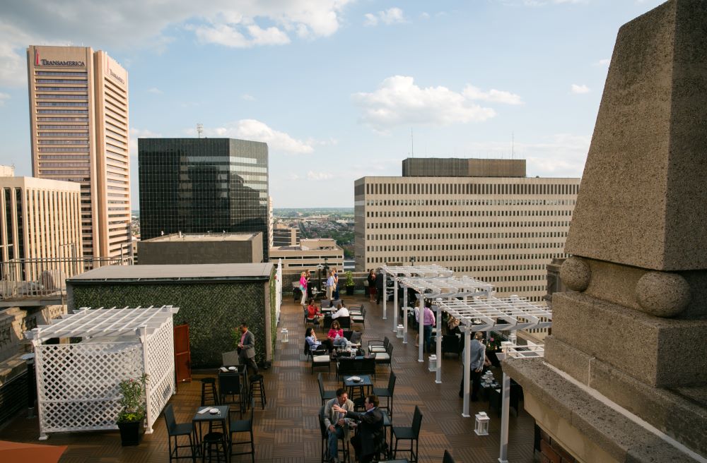 Skybar rooftop space in Baltimore