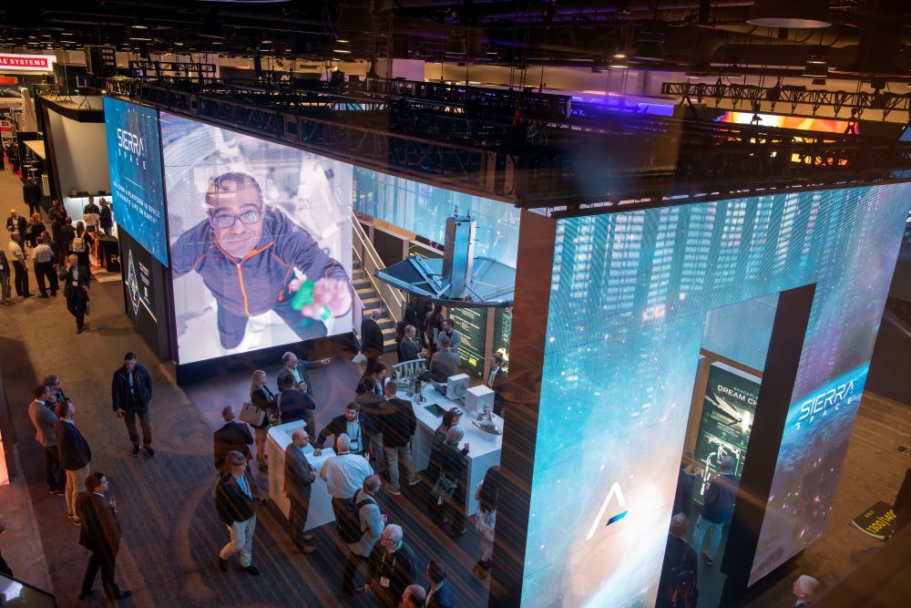 Space Symposium 2024 exhibit hall