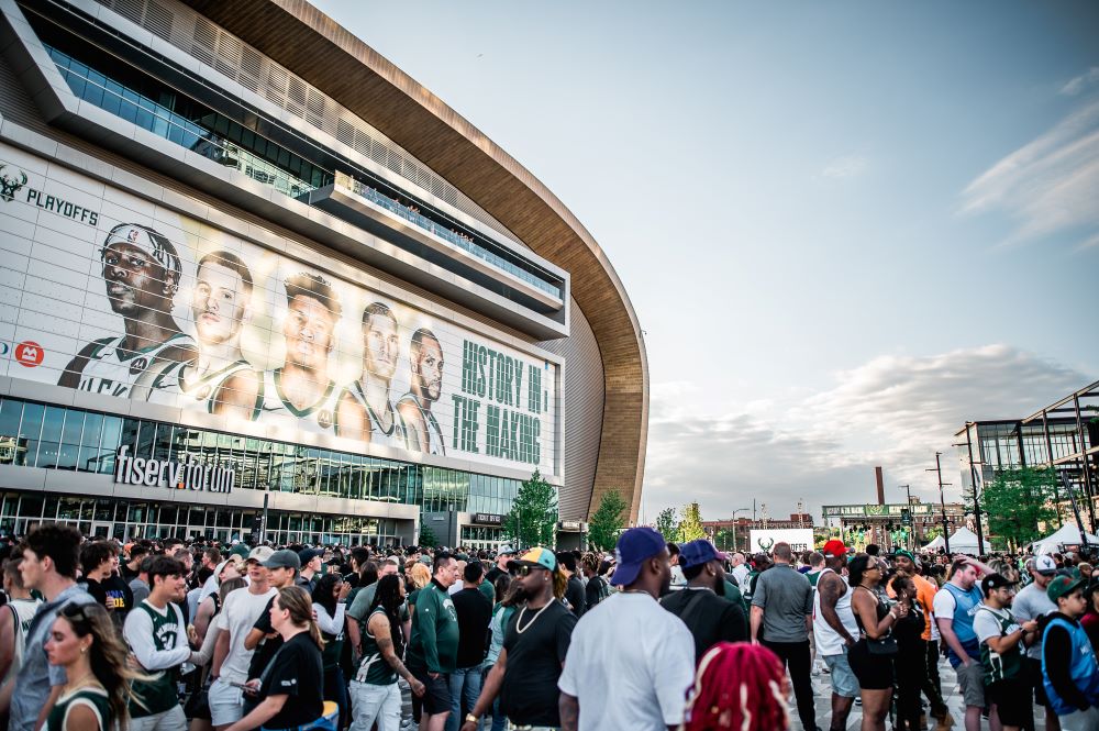 Fiserv Forum and the Deer District