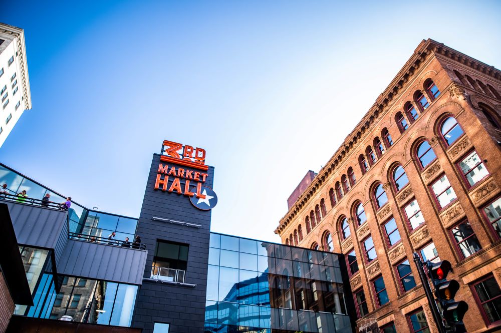 Exterior of 3rd St. Market Hall