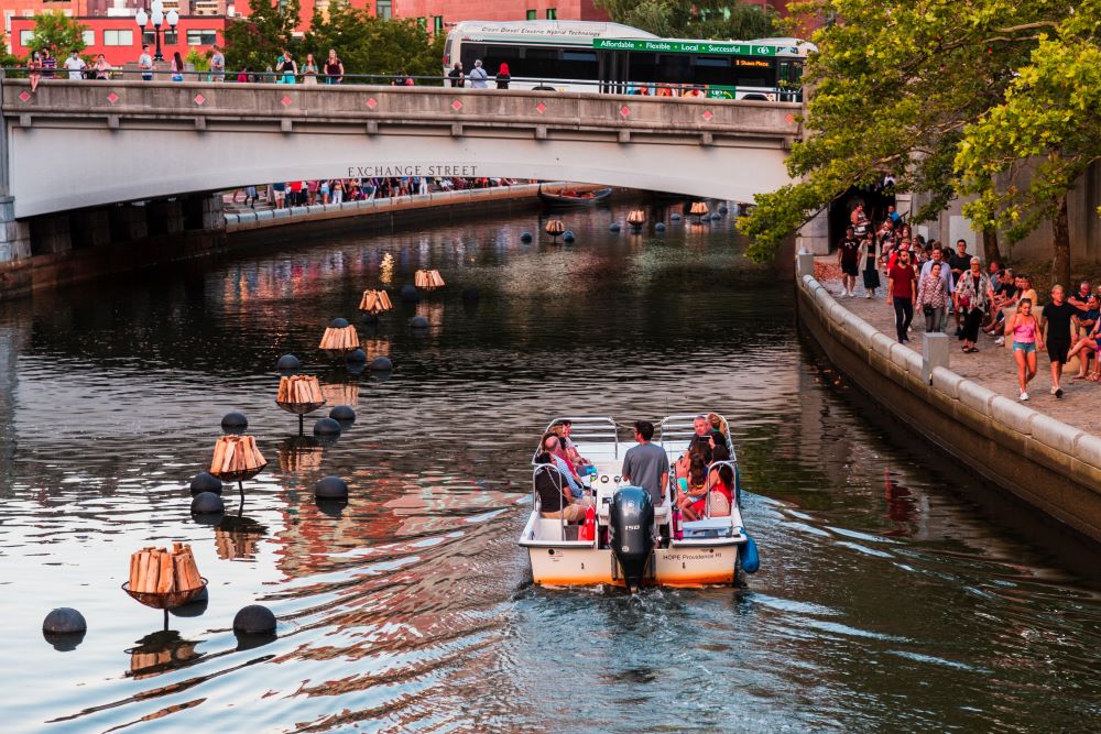 WaterFire river boat 