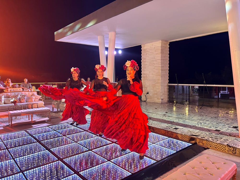 Opening night dancers at Moon Palace The Grand - Cancun