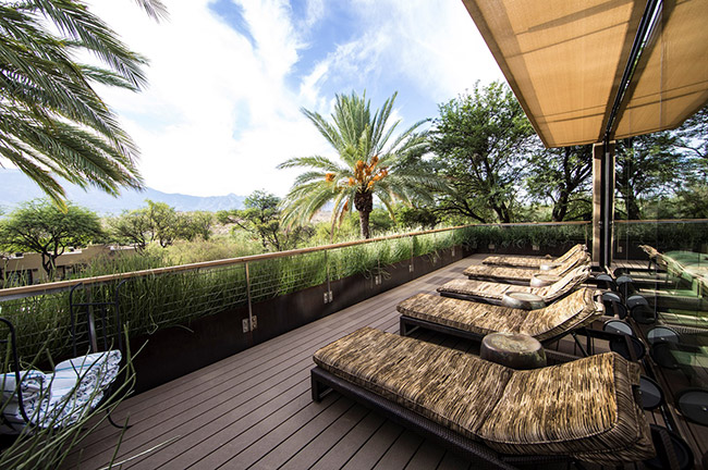 Spa Deck at Miraval Arizona Resort, Credit: Miraval Arizona Resort