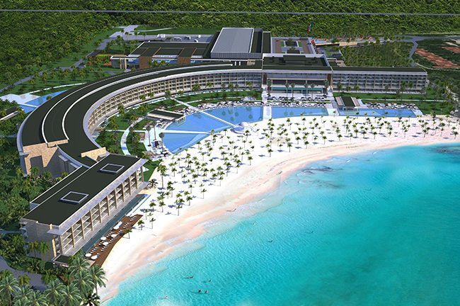 Barceló Maya Riviera Hotel and Barceló Maya Arena Exterior Rendering, Credit: Barceló Maya Grand Resort