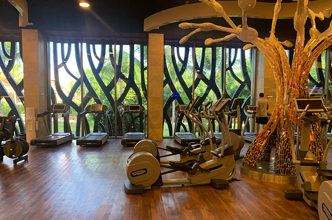 Barceló Maya Grand Resort Fitness Center, Credit: Danielle LeBreck