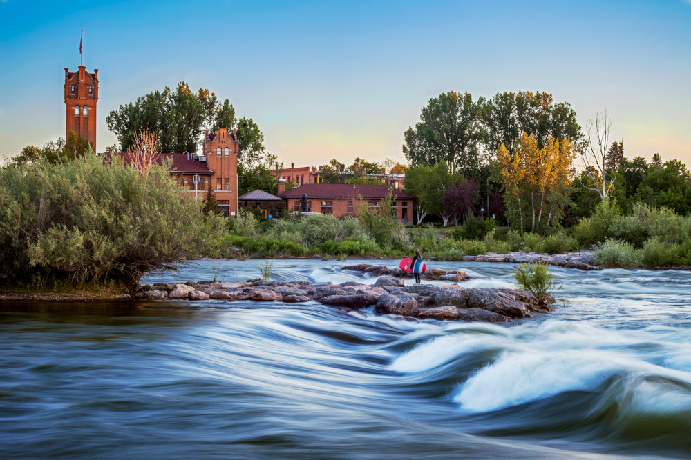 Brennan’s Wave near Caras Park, Missoula