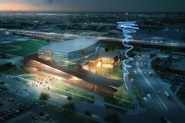 Buddy Holly Center rendering, Lubbock