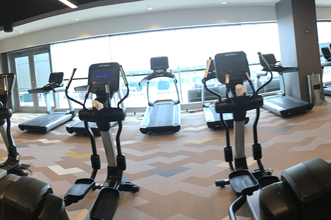 Marriott Marquis Chicago Fitness Center Cardio Machines, Credit: Christoph Trappe