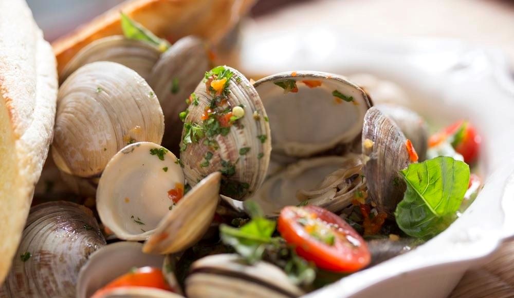 Baked clams