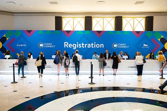 Cvent CONNECT 2019 Event Registration, Credit: Cvent