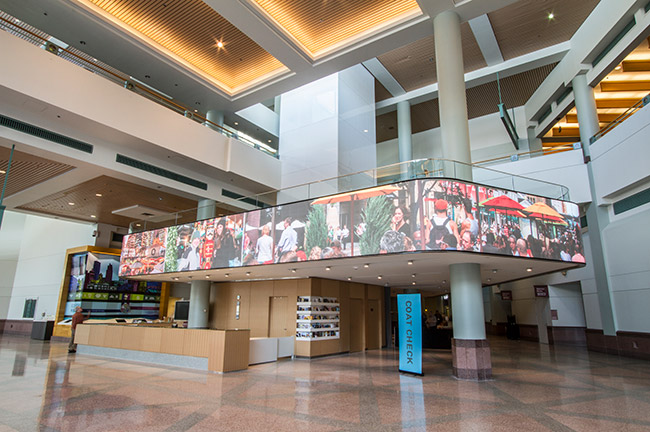 Large Customizable Digital Display Within the Minneapolis Convention Center, Credit: Minneapolis Convention Center