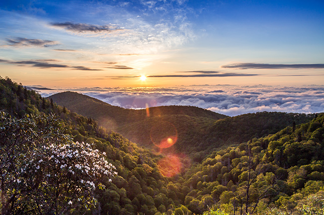 East Fork Sunrise, Asheville, North Carolina, Credit: Jared Kay