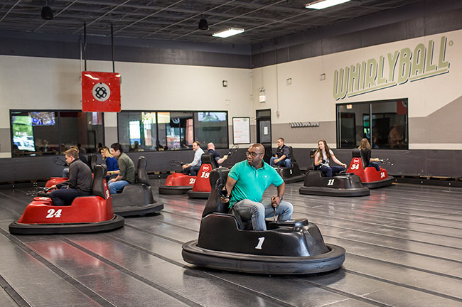 WhirlyBall Game in Progress, Credit: WhirlyBall