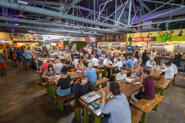 Morgan Street Food Hall, Credit Brian Strickland