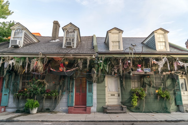 The French Quarter at Halloween, New Orleans