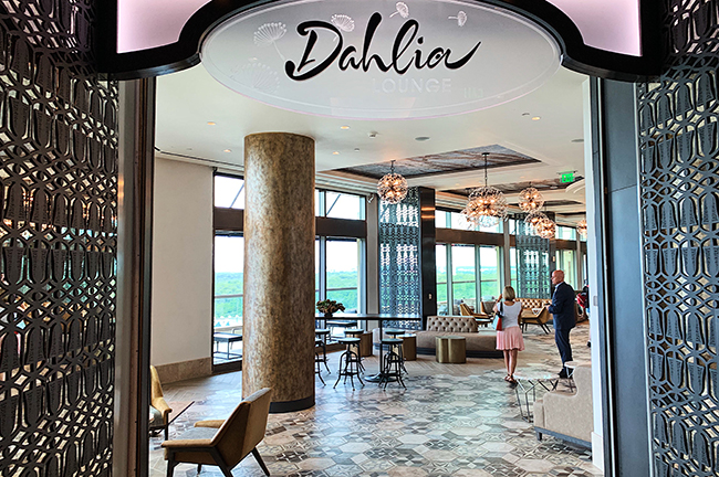 Dahlia Lounge on Gran Destino Tower's Top Floor at Disney's Coronado Springs Resort