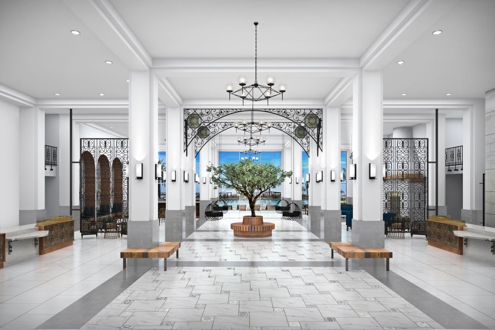 The Cassara Carlsbad lobby.
