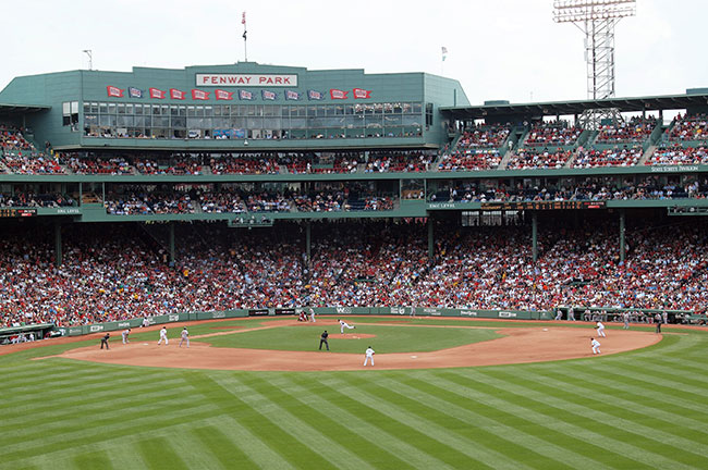 Baseball Game at Fenway Park Stadium, Credit: Eric Broder Van Dyke, Shutterstock