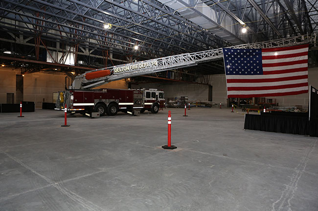 A Fire Truck Parked Inside the New Kalahari Resorts Dells Convention Space (for Scale), Credit: Adrian Thompson