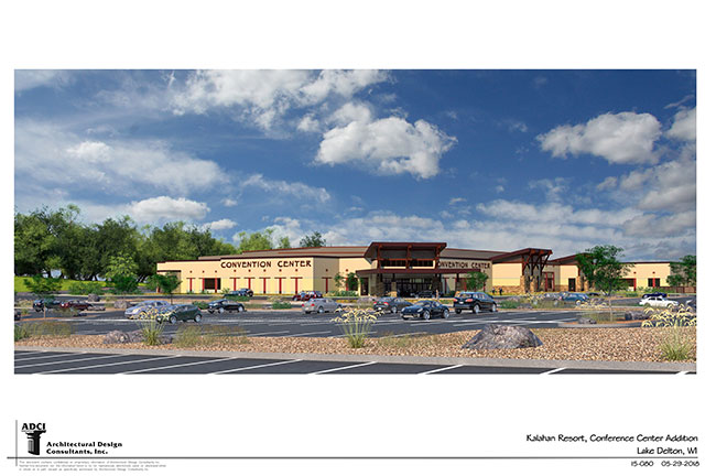 Kalahari Resorts Dells Convention Center Expansion Rendering, Wisconsin Dells