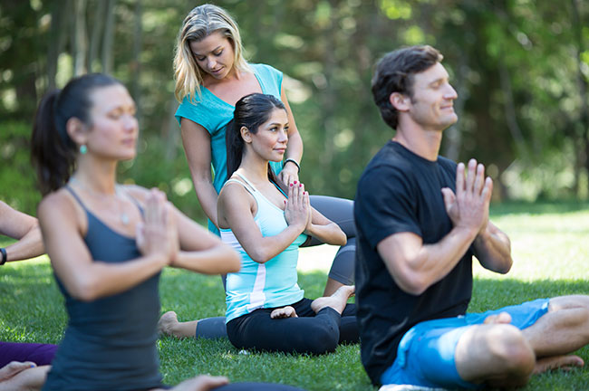 Lake Tahoe Meditation Session at Granlibakken