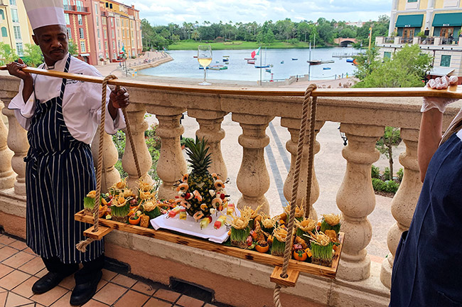 Loews Portofino Bay Hotel Food Display