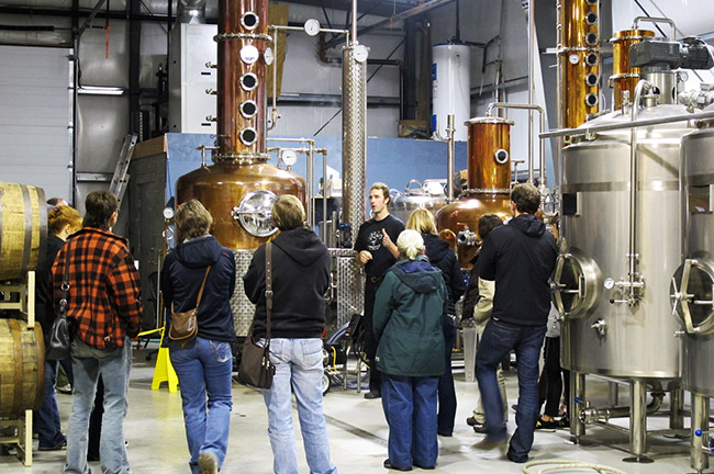 Pemberton Distillery Tour, Pemberton, British Columbia