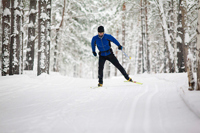 Cross-Country Skiing at Squaw Valley Lodge, Olympic Valley, California