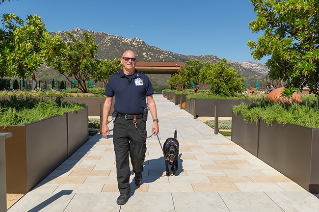 John and Daisy Enjoying the Outdoors at Pechanga Resort & Casino